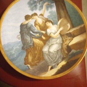 Vintage fine art platter